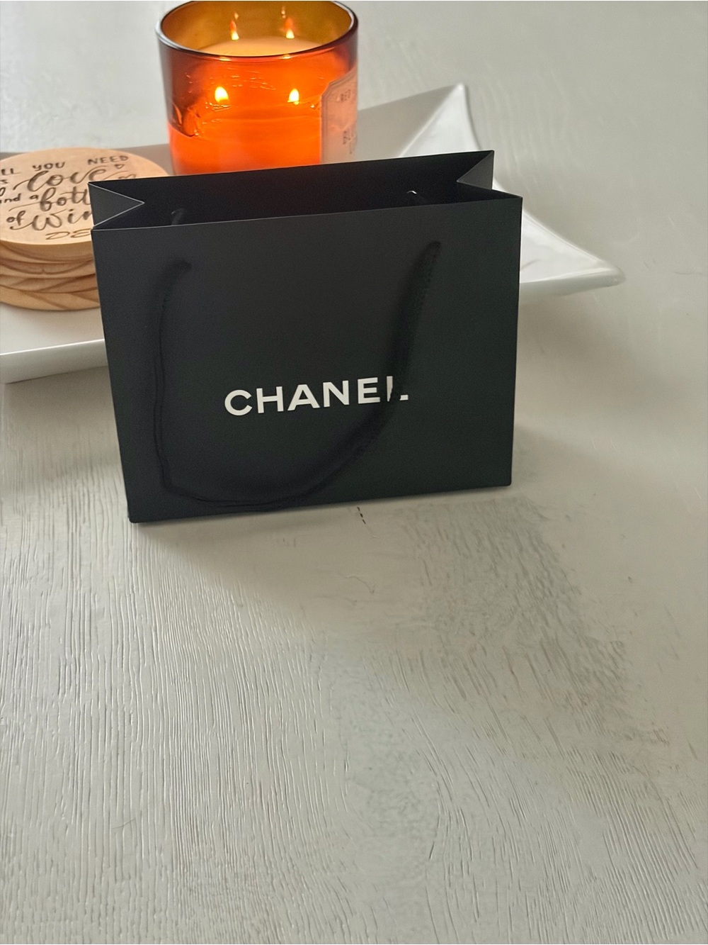 Chanel Sterling Silver Logo Ring - Size 7 - Picture 9 of 10